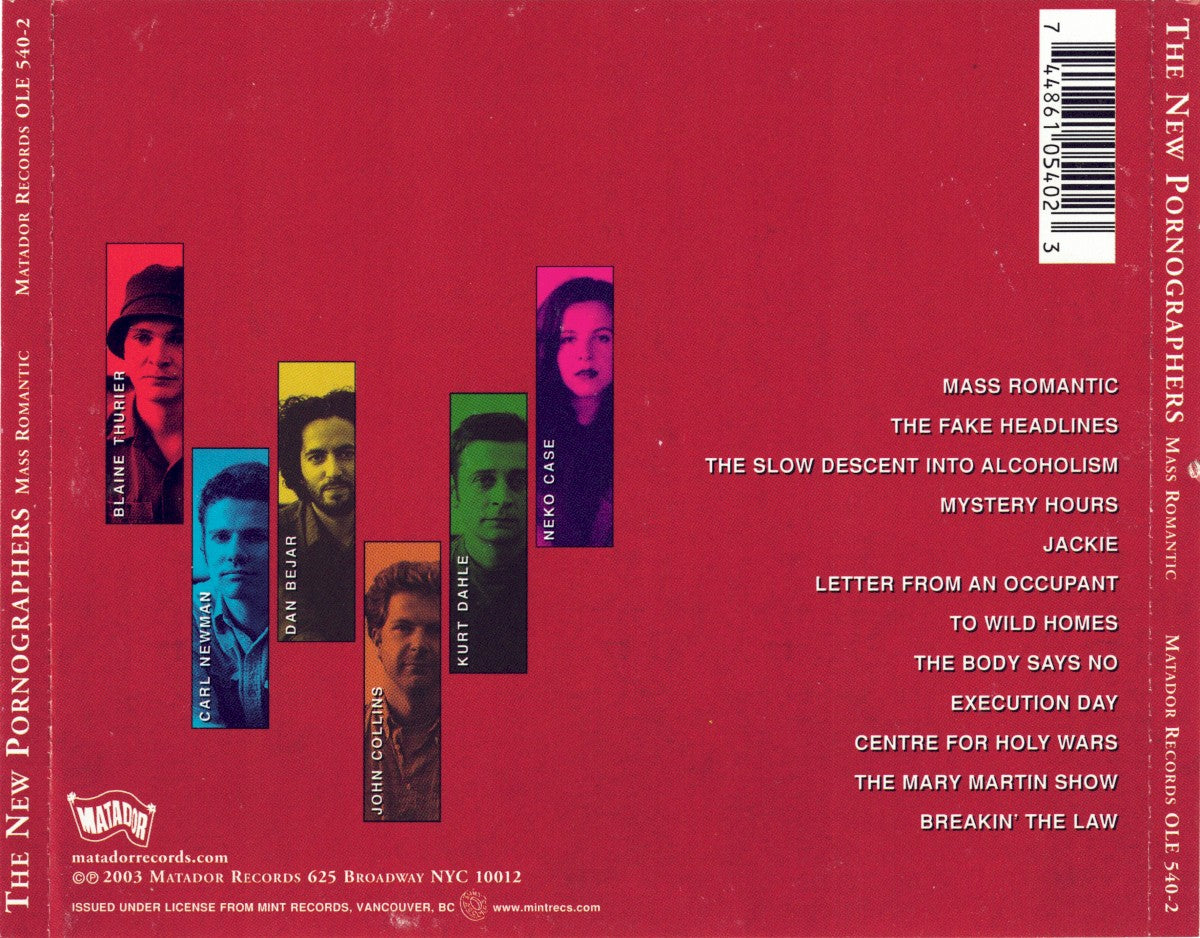 The New Pornographers – Mass Romantic (CD)