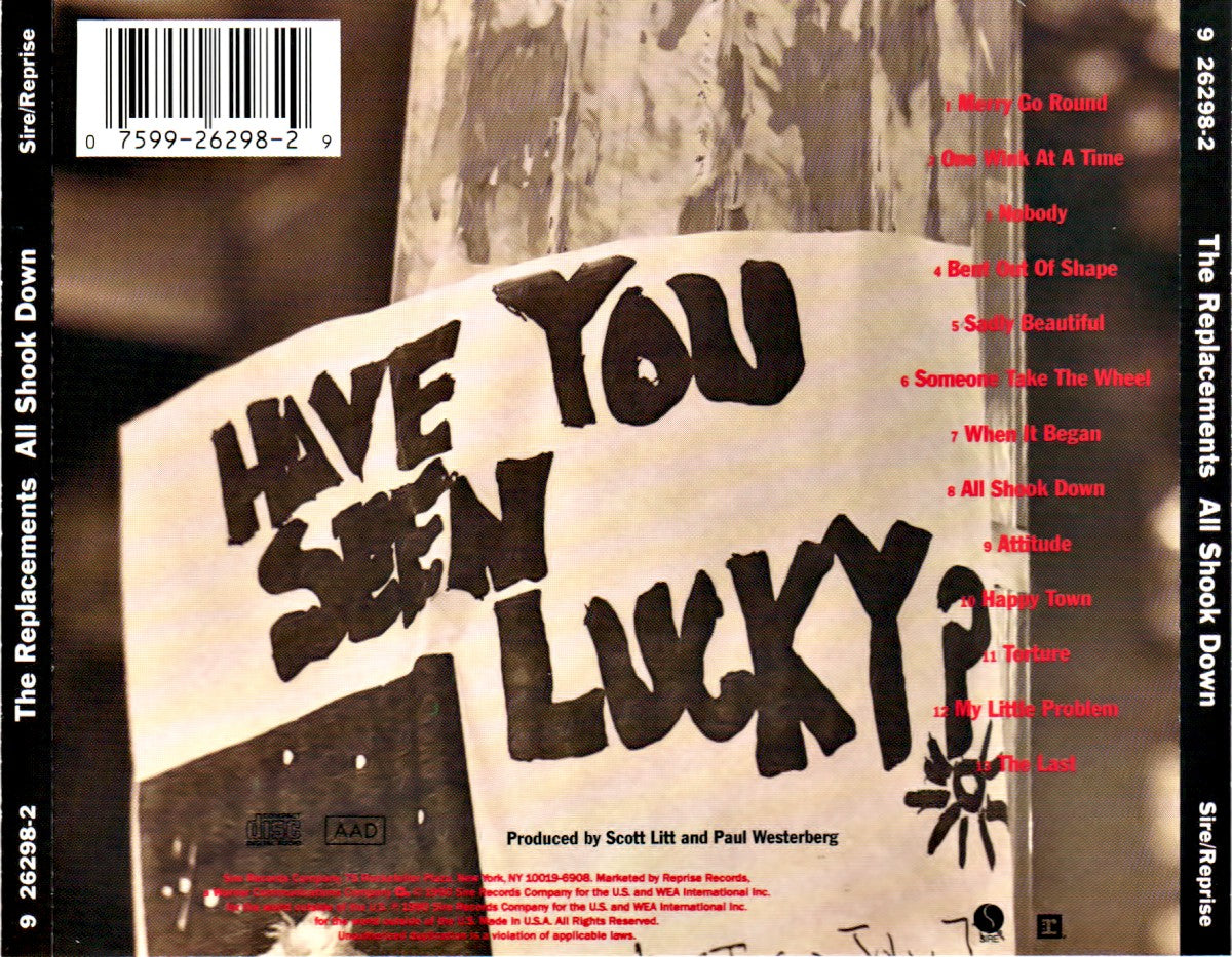 The Replacements – All Shook Down (CD)