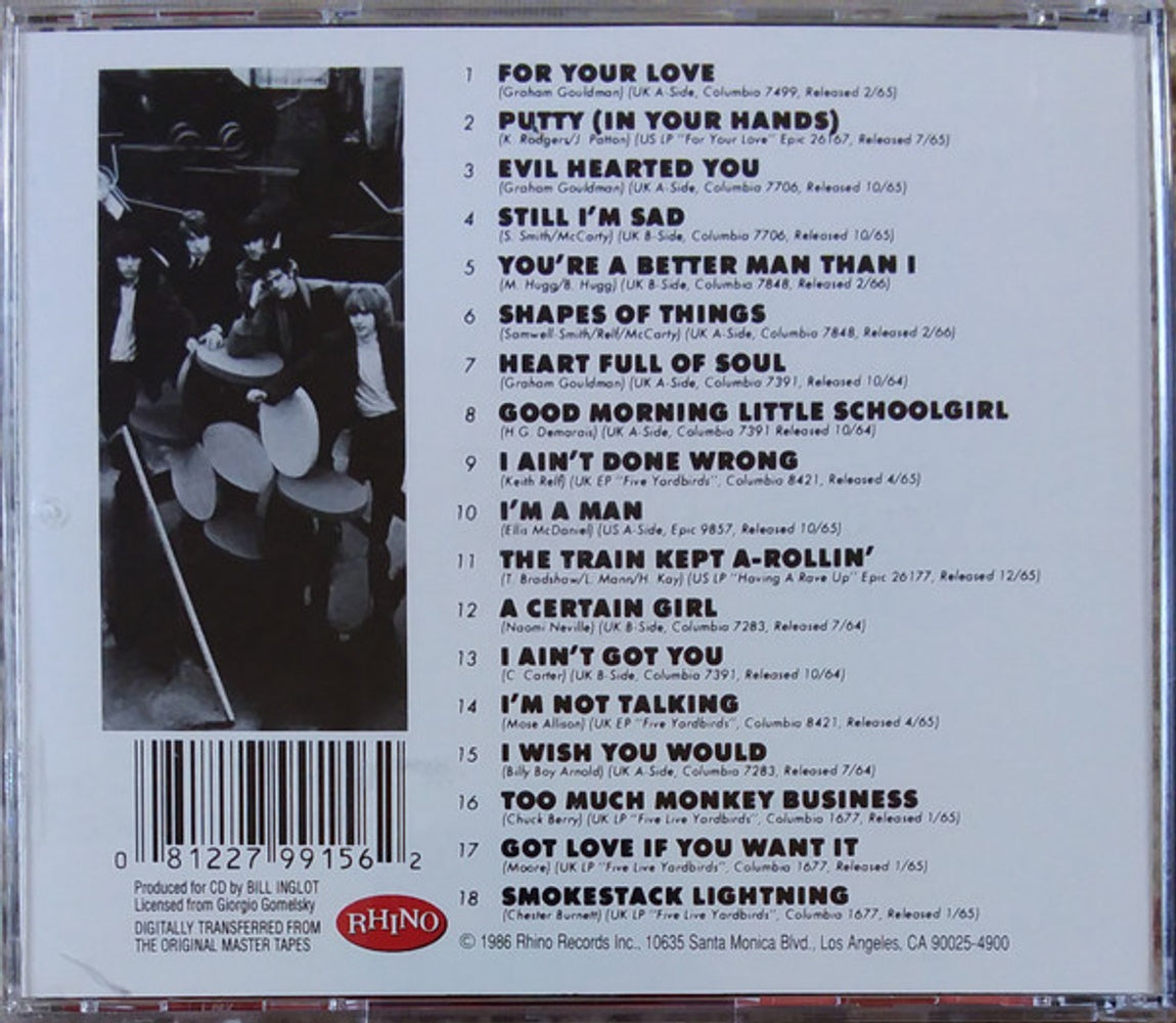 The Yardbirds – Greatest Hits, Vol. 1: 1964-1966 (CD)