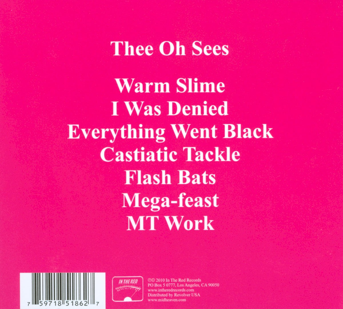 Thee Oh Sees – Warm Slime (LP Vinyl)