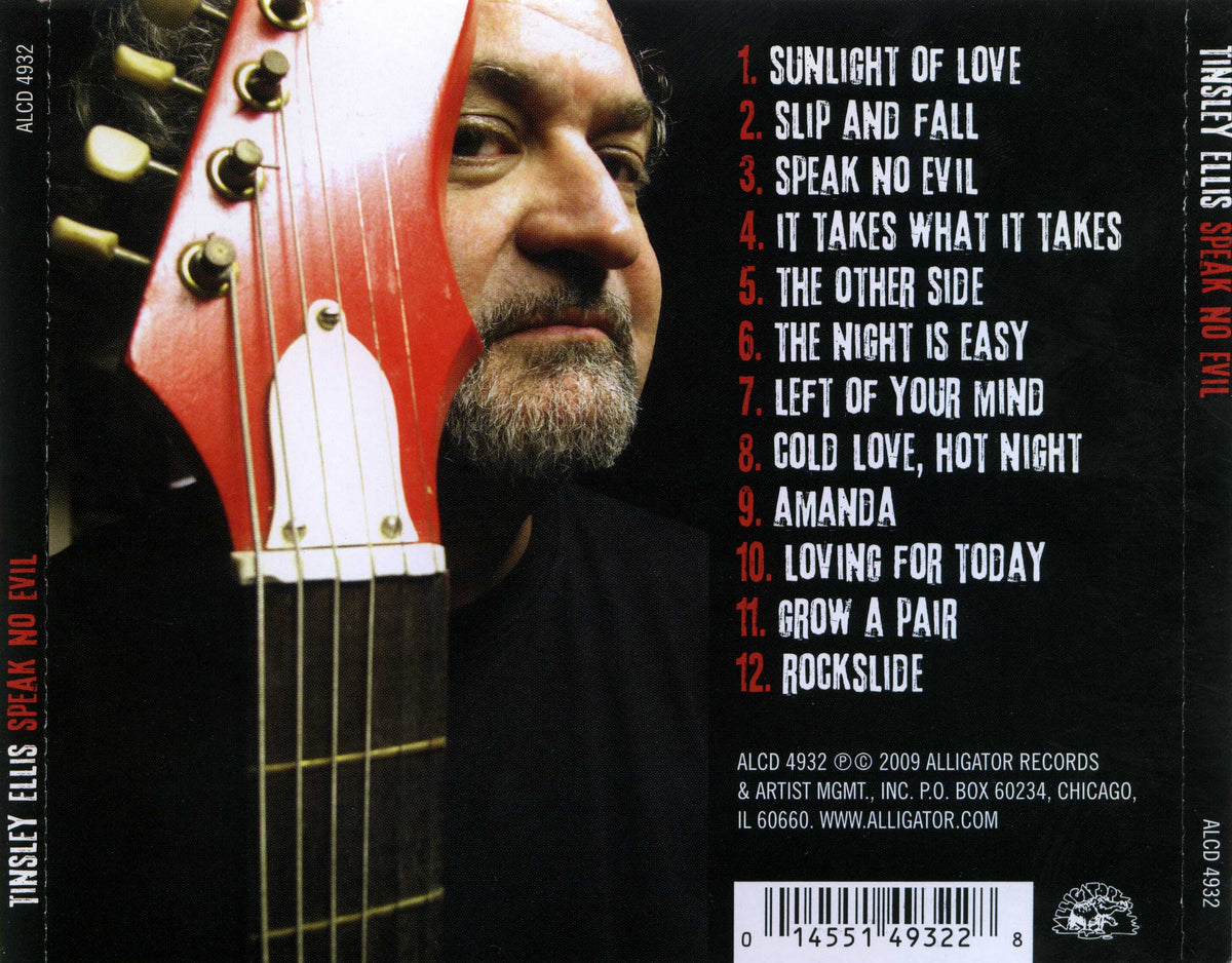 Tinsley Ellis – Speak No Evil (CD)