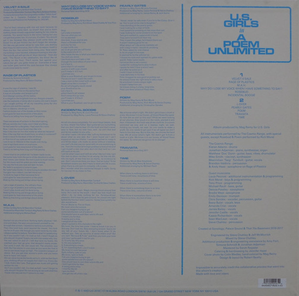 U.S. Girls – In A Poem Unlimited (LP Vinyl)