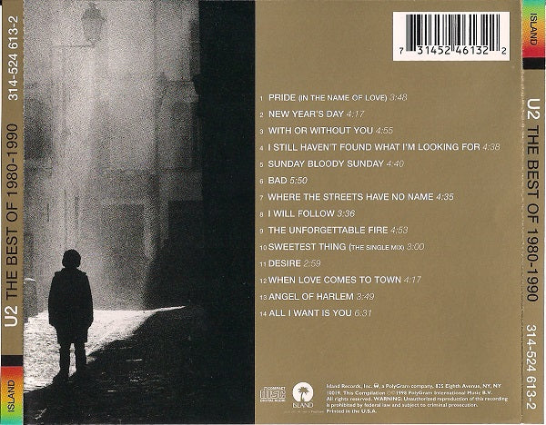 U2 – The Best Of 1980-1990 (CD)