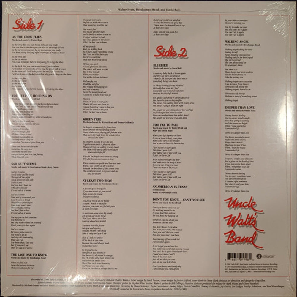 Uncle Walt's Band – An American In Texas (LP Vinyl)