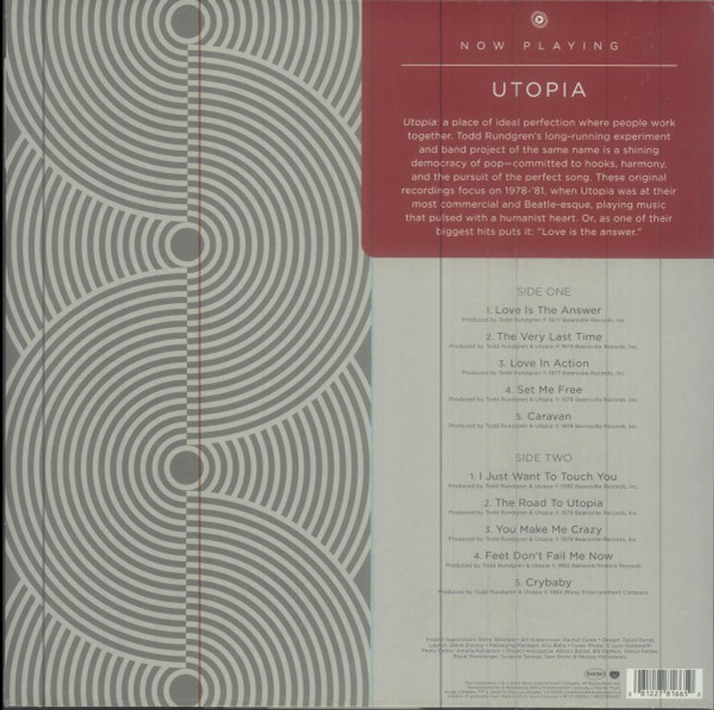 Utopia – Now Playing (LP Vinyl)