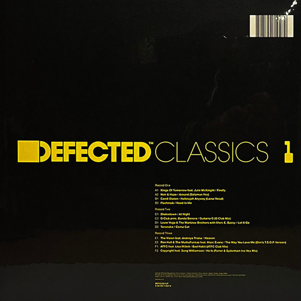 Various Artists – Defected Classic Vol.1 (3-LP Vinyl)