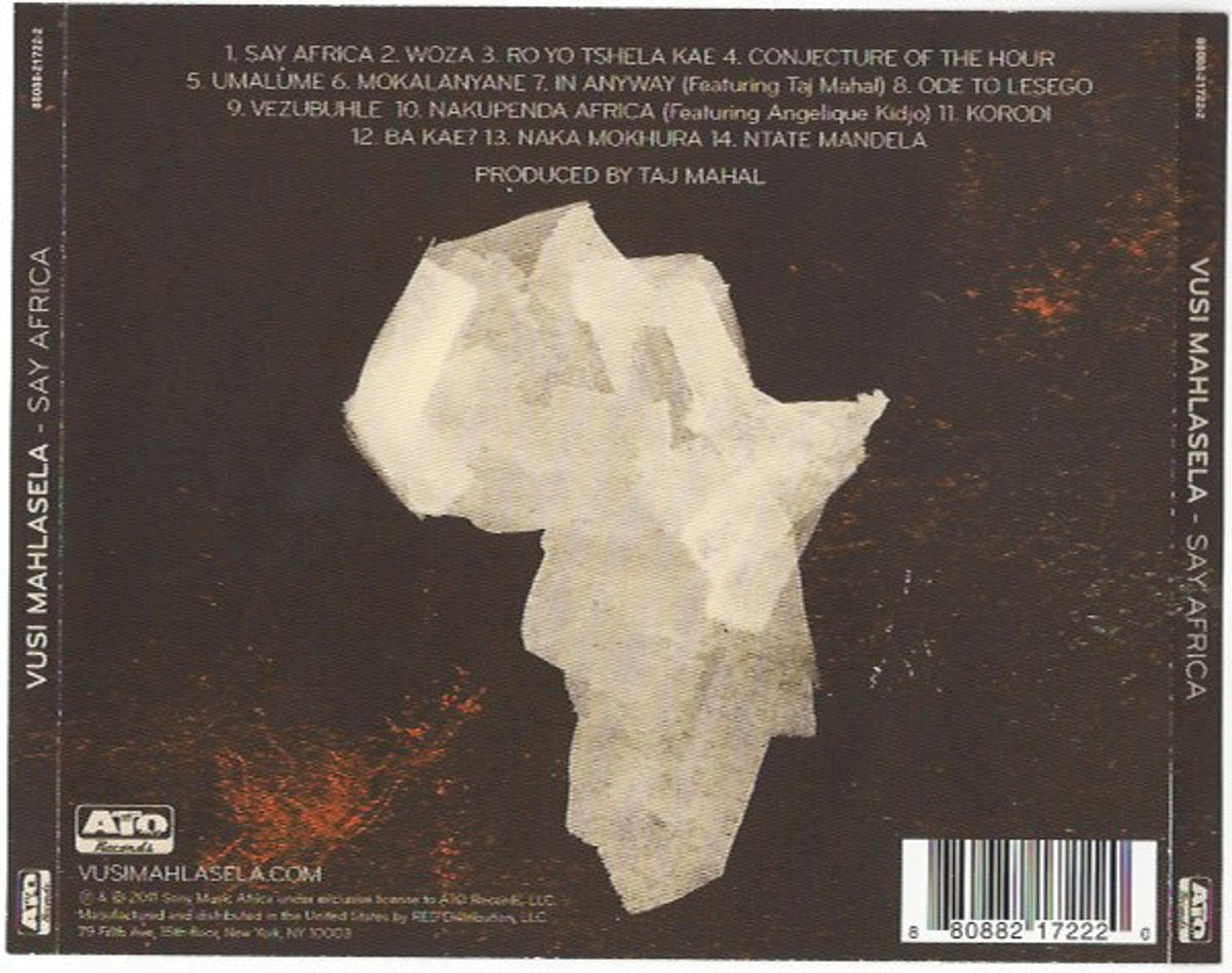 Vusi Mahlasela – Say Africa (CD)