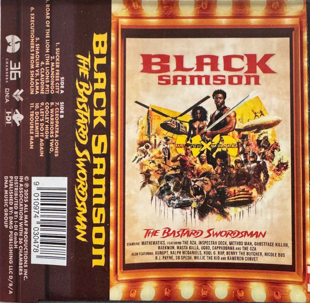 Wu-Tang Clan & DJ Mathematics – Black Samson The Bastard Swordsman (Cassette)