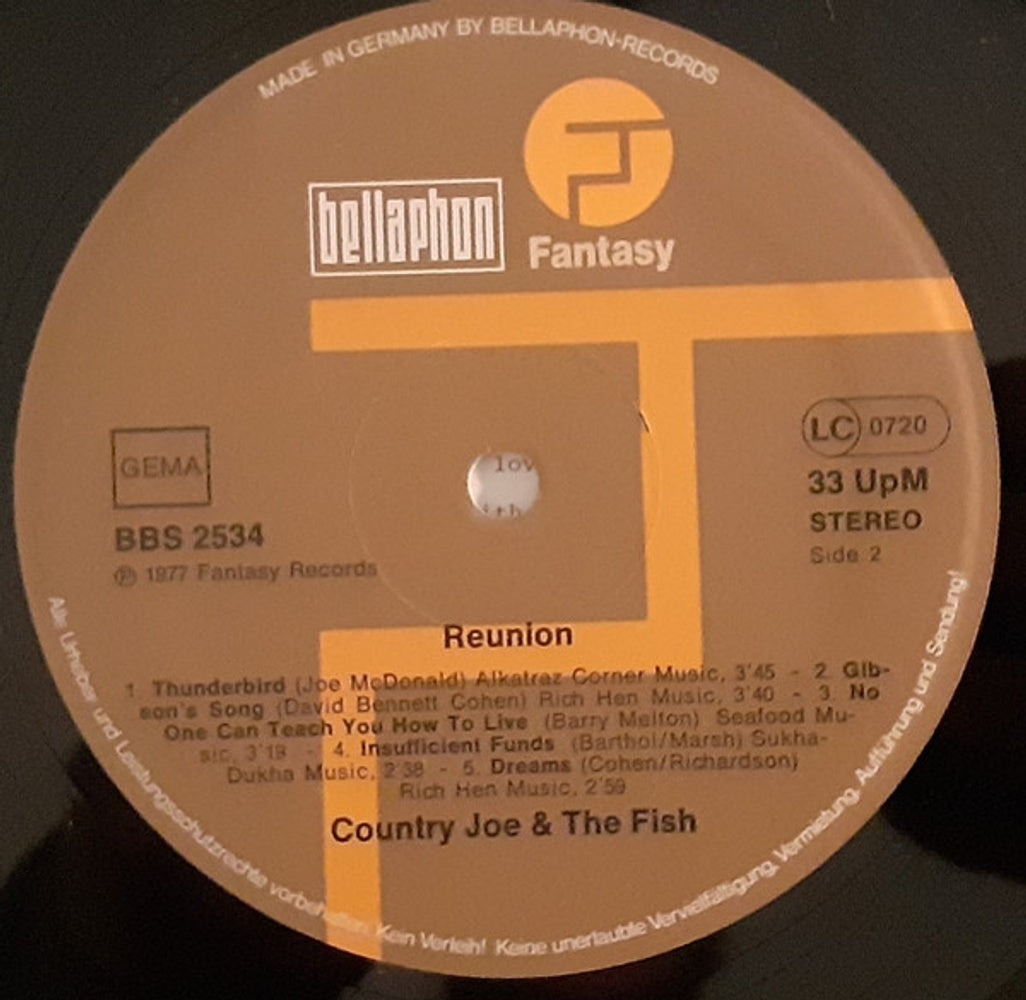 Country Joe & The Fish – Reunion (CD)