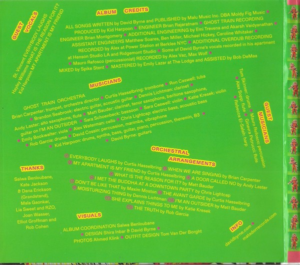 David Byrne – Who Is The Sky (CD)