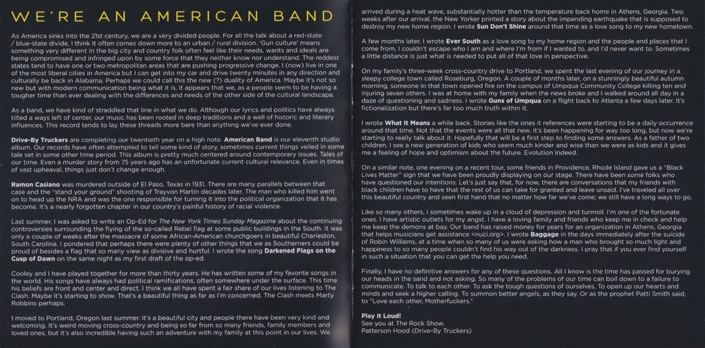 Drive-By Truckers – American Band (CD)