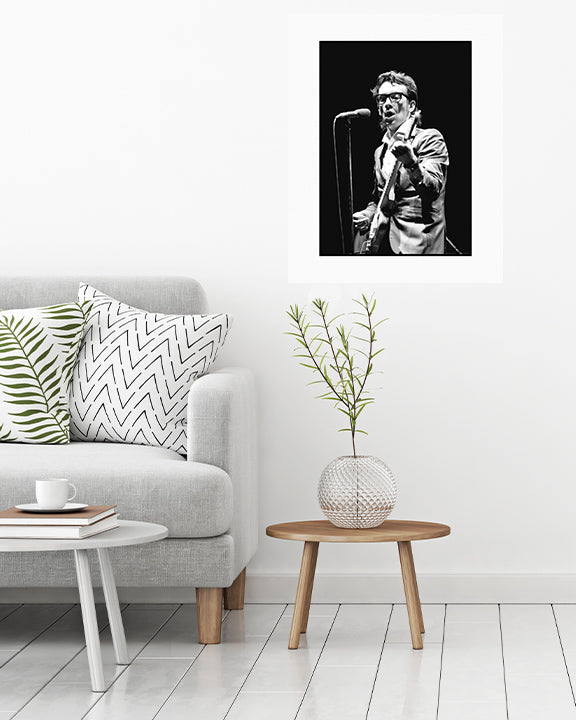 Elvis Costello (1977) Photo Print