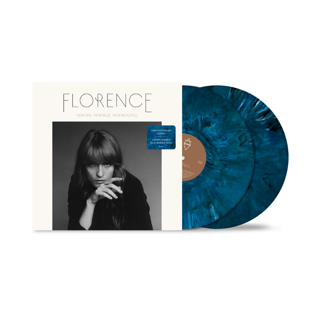 Florence & the Machine - Florence & the Machine - How Big, How Blue, How Beautiful (10th Anniversary Edition) [2LP Blue & Black Marble]