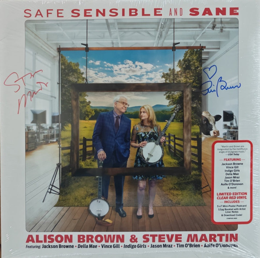 Alison Brown & Steve Martin – Safe Sensible & Sane (Red 2-LP Vinyl)