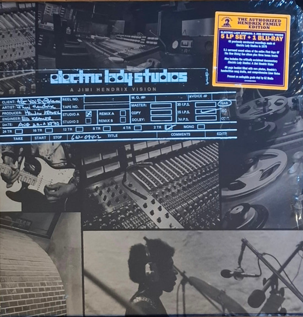 The Jimi Hendrix Experience – Electric Lady Studios: A Jimi Hendrix Vision (5-LP Vinyl + Blu-ray)