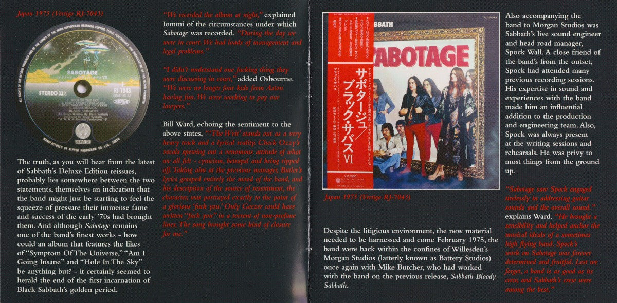 Black Sabbath – Sabotage (CD)