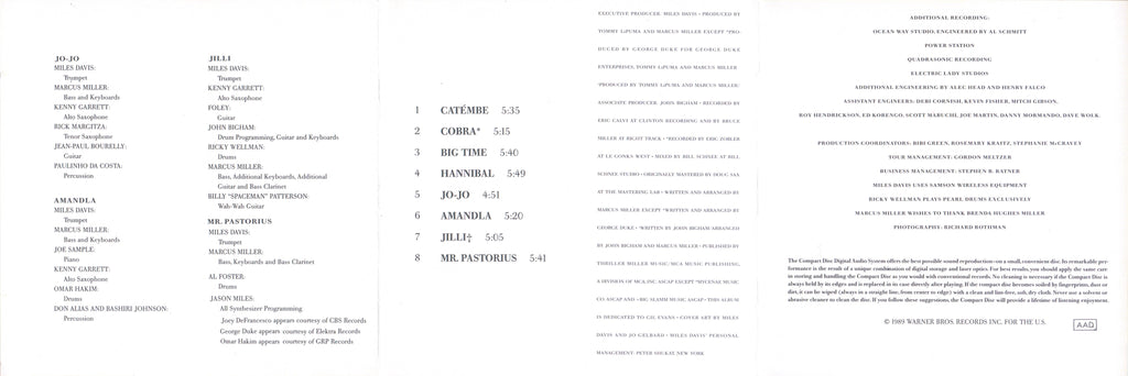 Miles Davis – Amandla (CD)