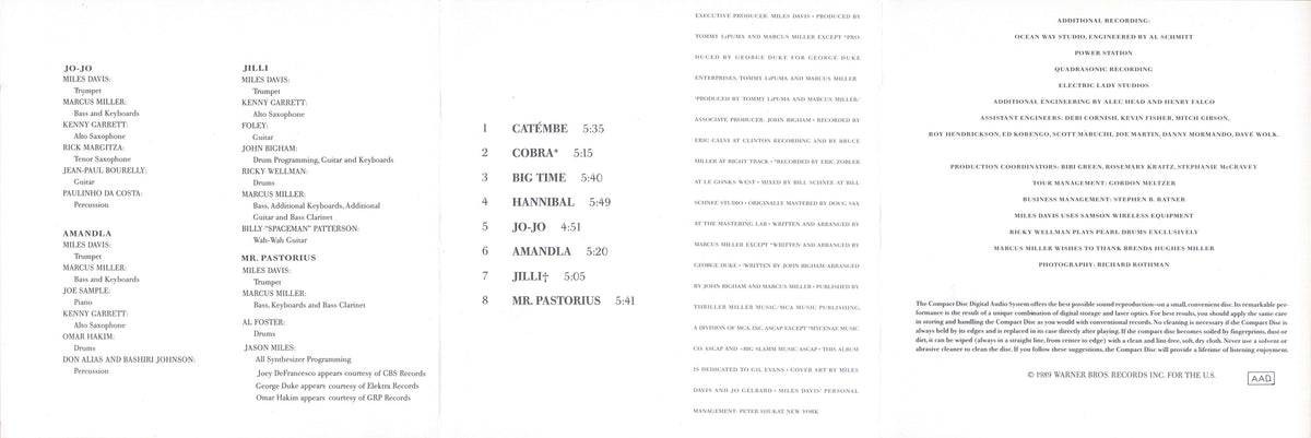 Miles Davis – Amandla (CD)
