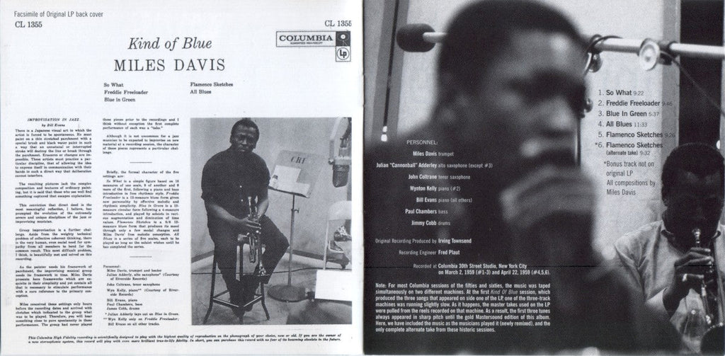 Miles Davis – Kind Of Blue (CD)