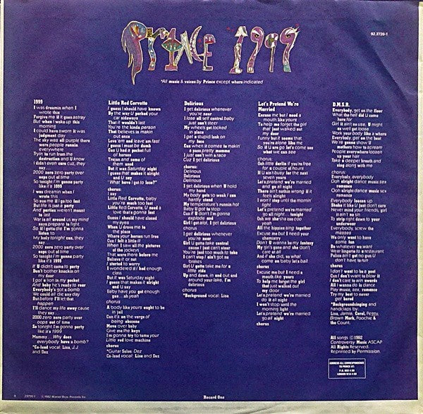 Prince – 1999 (2-LP Vinyl)