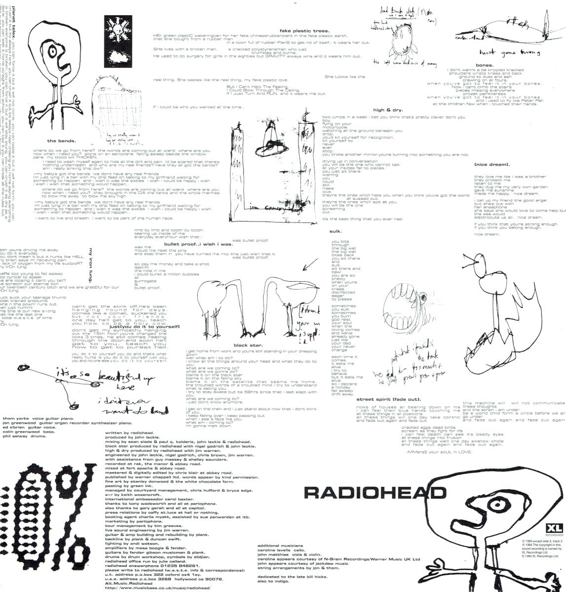 Radiohead – The Bends (LP Vinyl)
