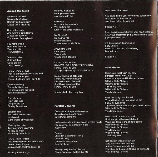 Red Hot Chili Peppers – Californication (CD)