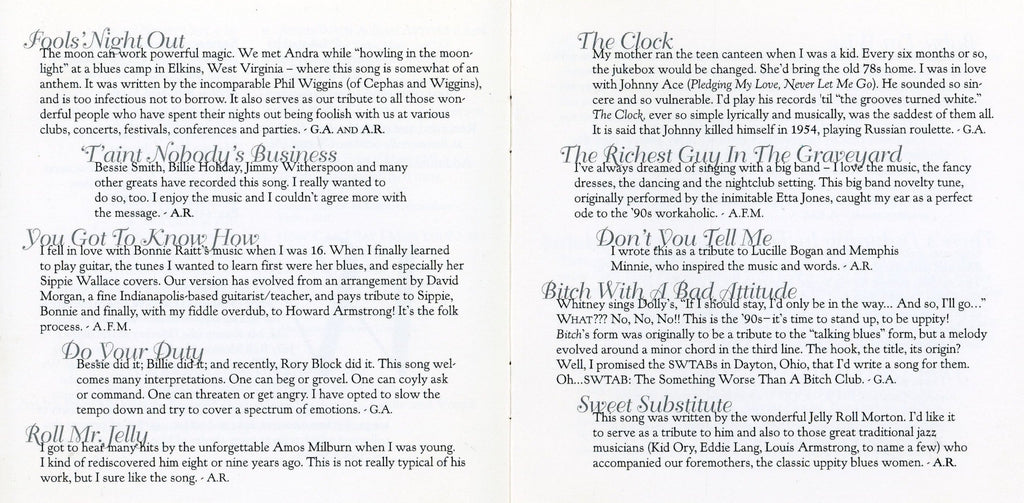 Saffire-The Uppity Blues Women – Old New Borrowed & Blue (CD)
