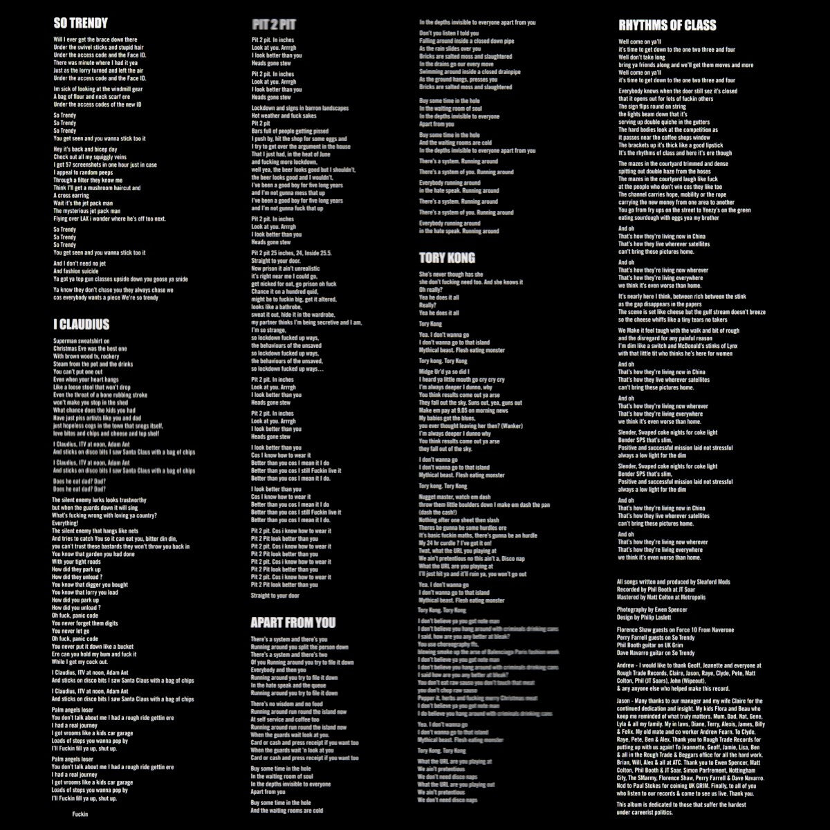 Sleaford Mods – UK GRIM (LP Vinyl)