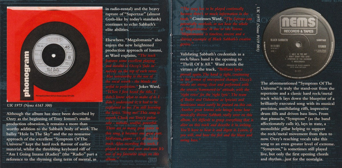 Black Sabbath – Sabotage (CD)