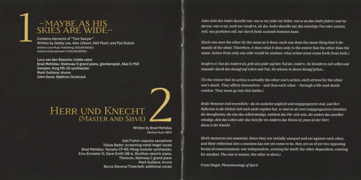Brad Mehldau – Jacob's Ladder (2-LP Vinyl)
