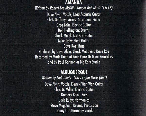 Dave Alvin – From An Old Guitar:  Rare and Unreleased Recordings (CD)