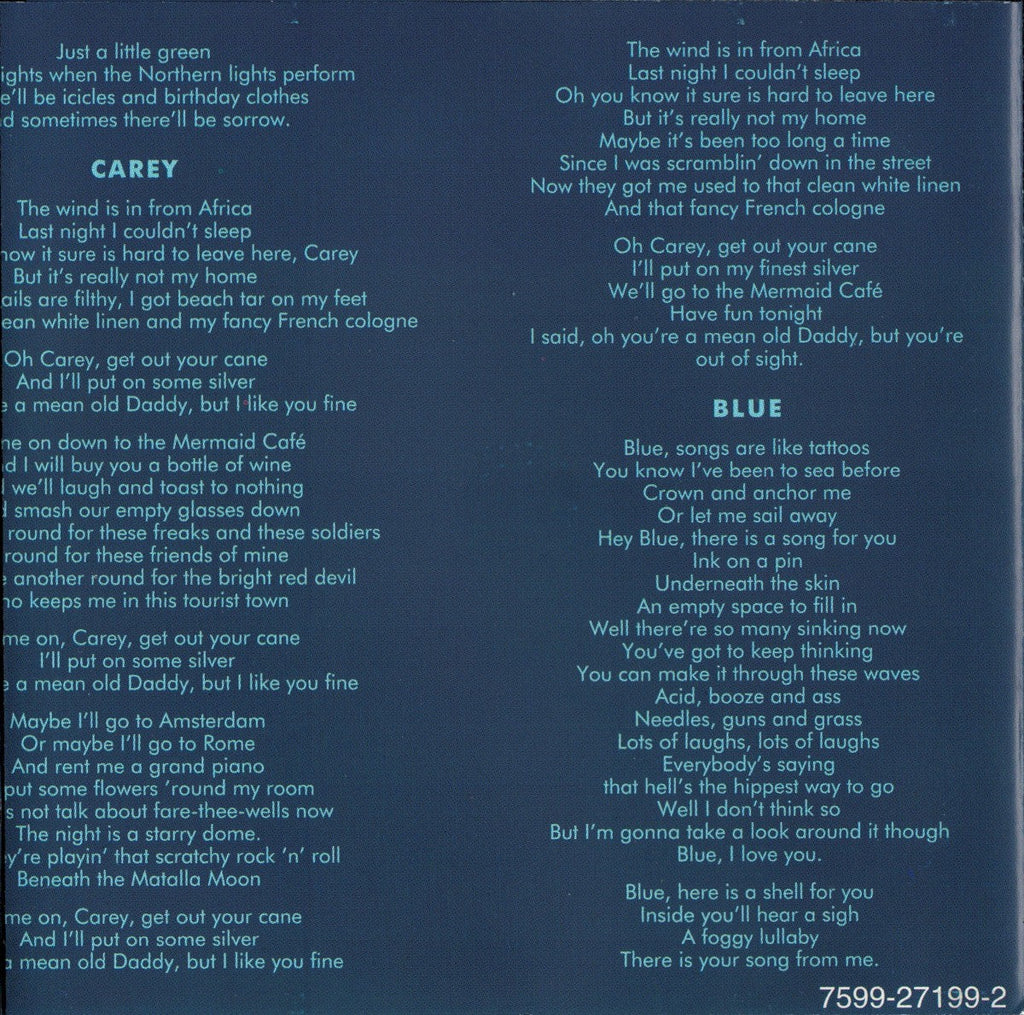 Joni Mitchell – Blue (CD)