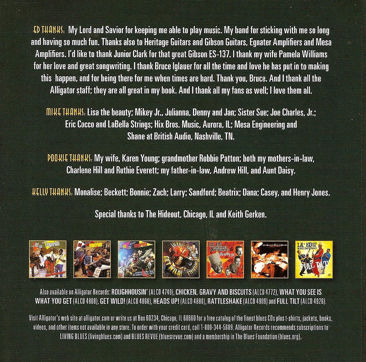 Lil' Ed and The Blues Imperials – Jump Start (CD)