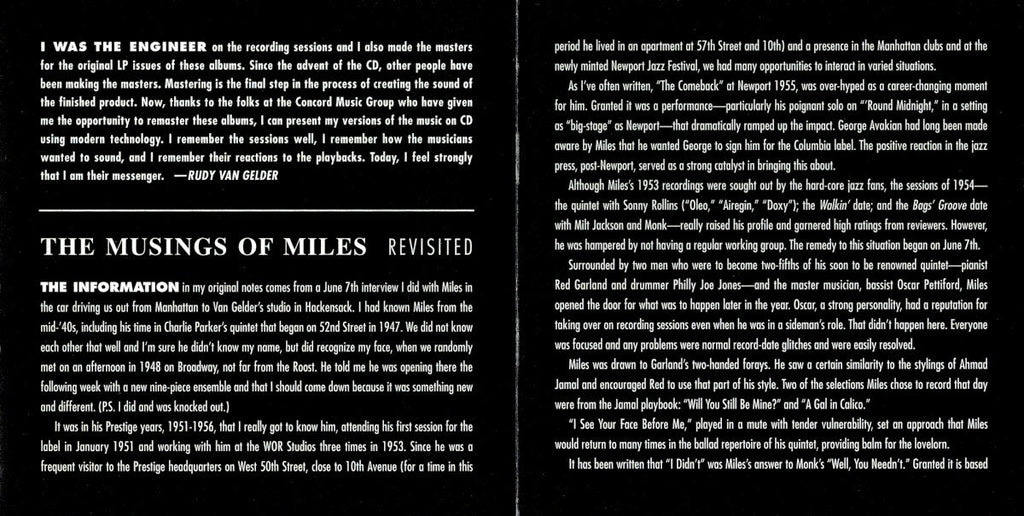 Miles Davis – Musings Of Miles (LP Vinyl)