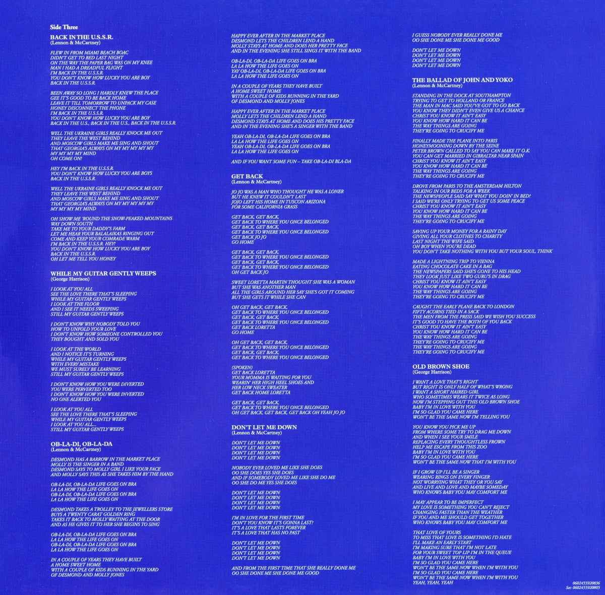 The Beatles – 1967-1970 (The Blue Album): 2023 Edition (3-LP Vinyl)