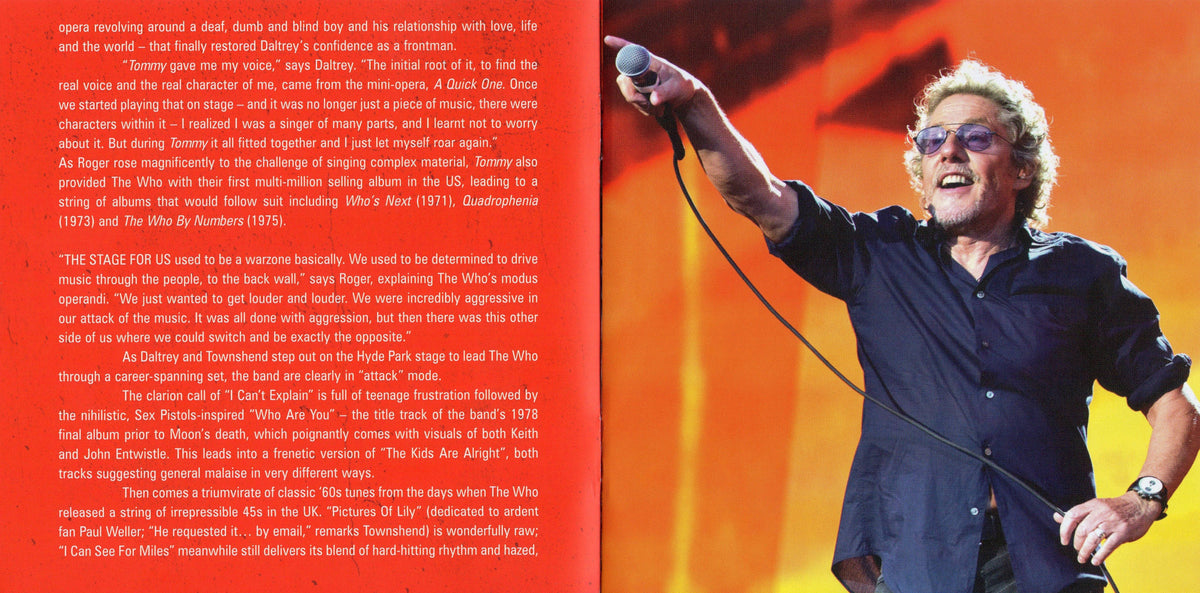 The Who – Live In Hyde Park (2-CD and Blu-ray)