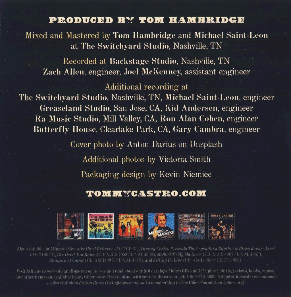 Tommy Castro – A Bluesman Came To Town (CD)