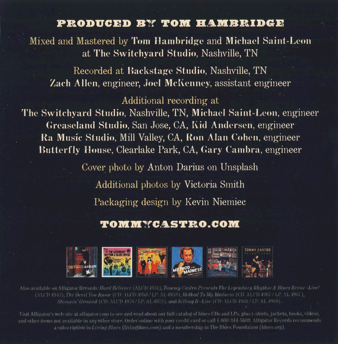 Tommy Castro – A Bluesman Came To Town (CD)