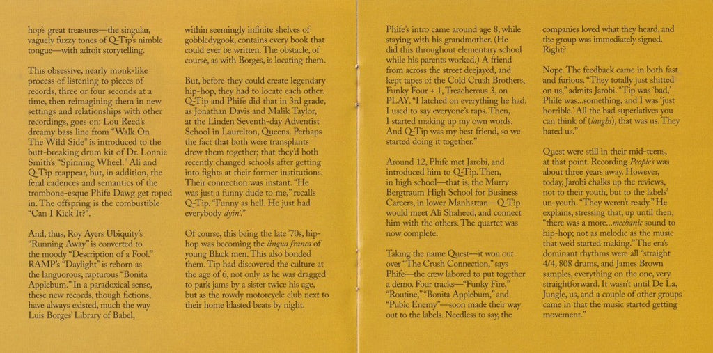 A Tribe Called Quest – People's Instinctive Travels And The Paths Of Rhythm (CD)