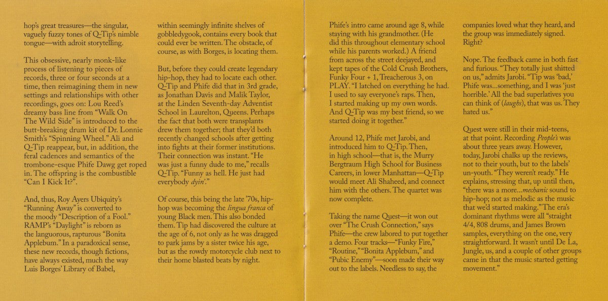 A Tribe Called Quest – People's Instinctive Travels And The Paths Of Rhythm (CD)