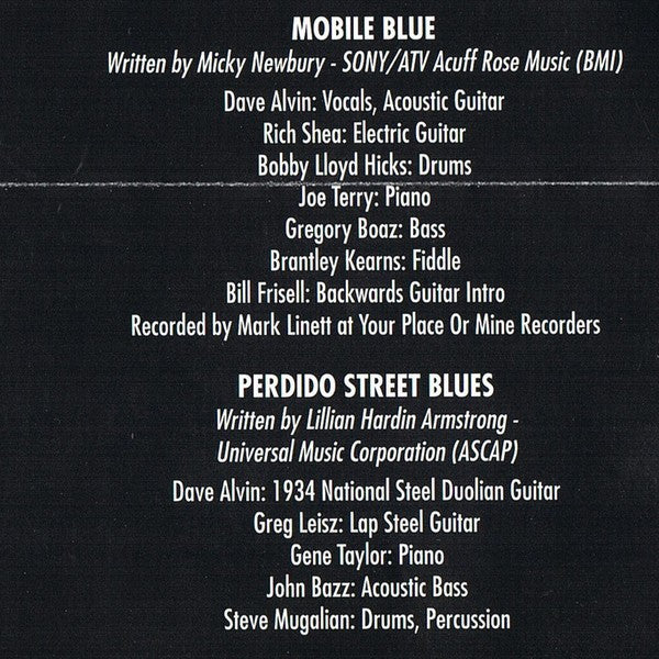 Dave Alvin – From An Old Guitar:  Rare and Unreleased Recordings (CD)