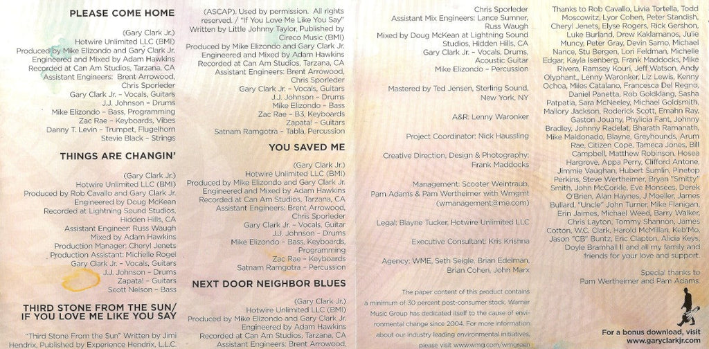Gary Clark Jr. – Blak and Blu (2-LP Vinyl)