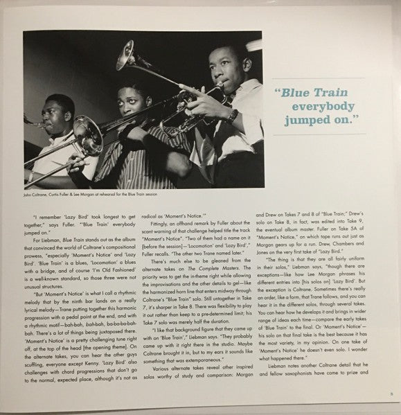 John Coltrane – Blue Train: The Complete Masters (2-LP Vinyl)
