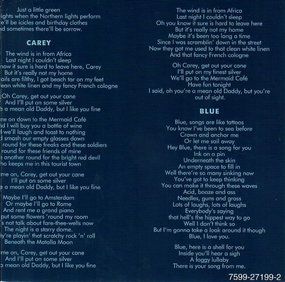 Joni Mitchell – Blue (CD)