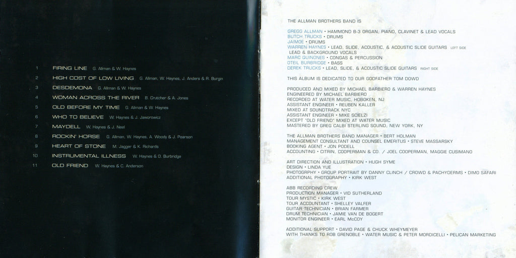 The Allman Brothers Band – Hittin the Note (CD)