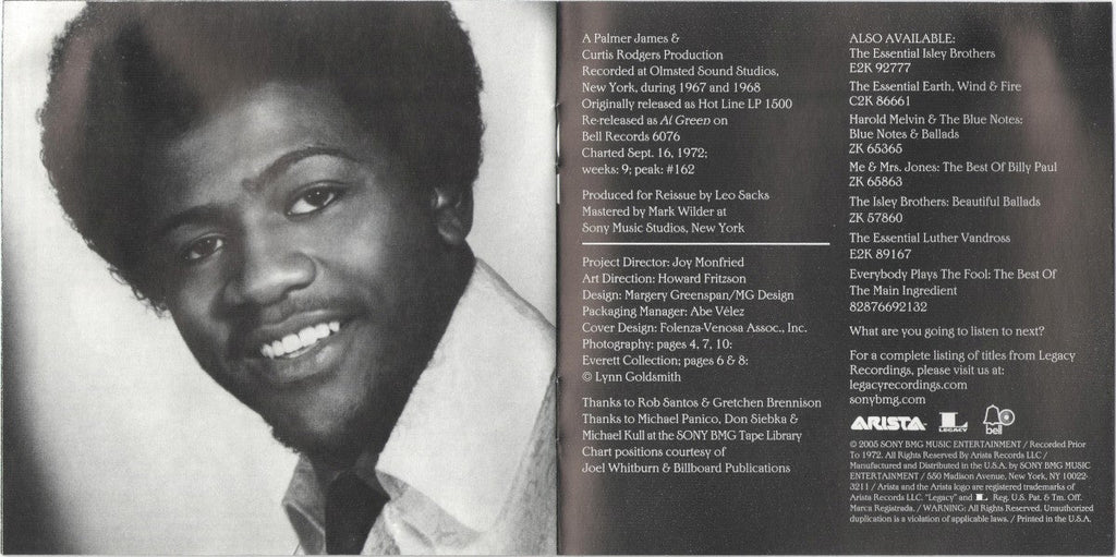 Al Green – Back Up Train (CD)