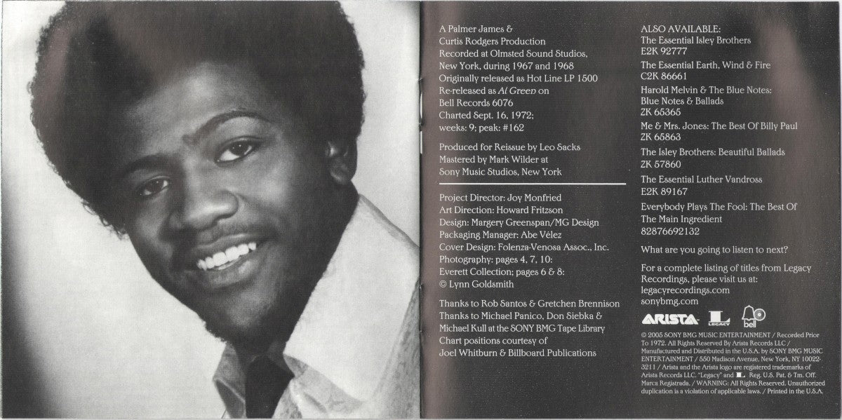 Al Green – Back Up Train (CD)