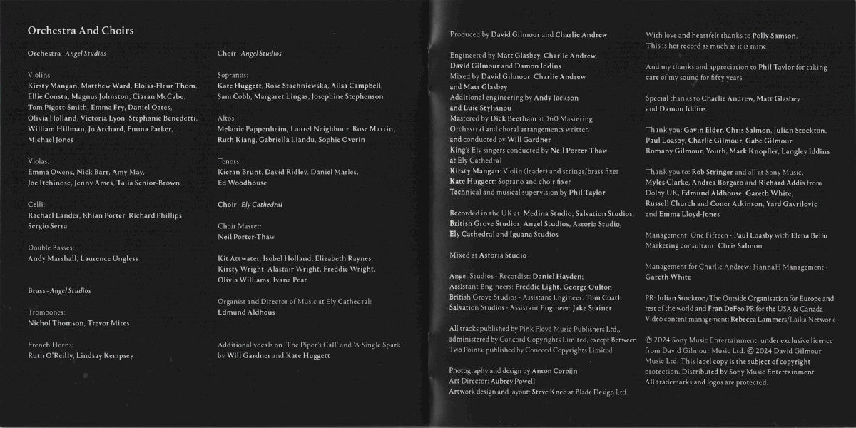 David Gilmour – Luck and Strange (CD)