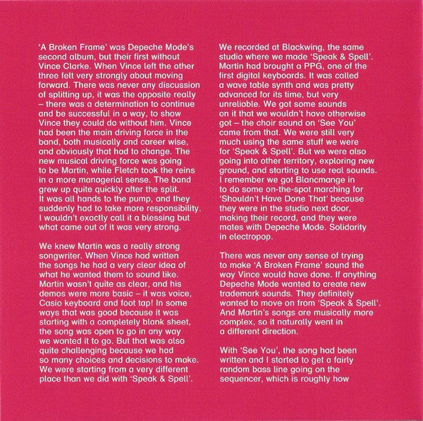 Depeche Mode – Broken Frame (CD)