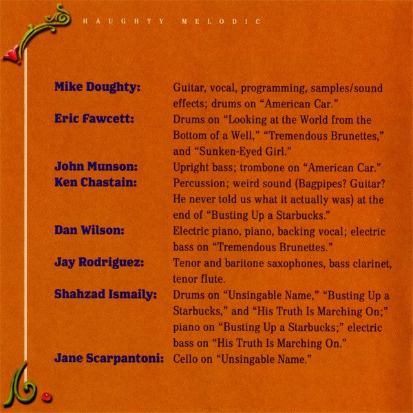 Mike Doughty – Haughty Melodic (CD)